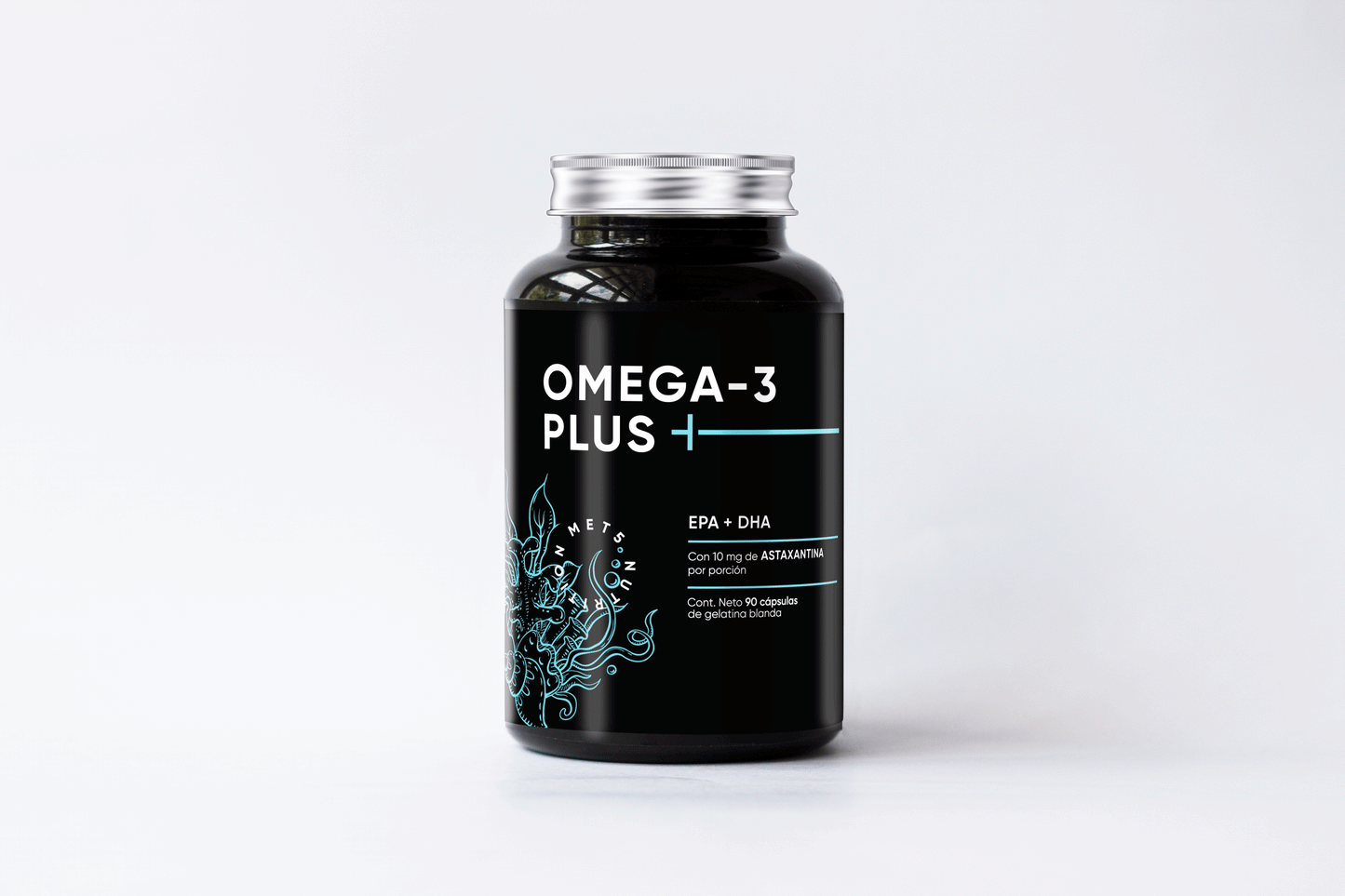 Omega 3 + Astaxantina - 90 Capsulas -  epa y dha omega 3